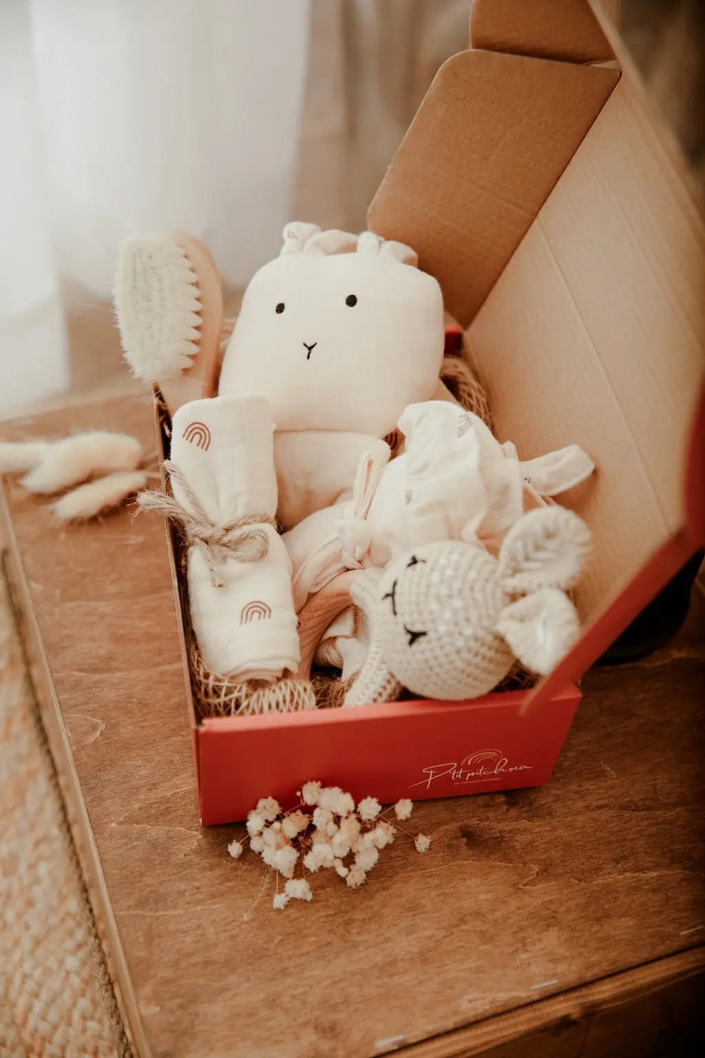 Box de naissance "P'tit Pitchoun" - Grande Edition Beige