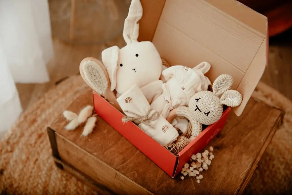 Box de naissance "P'tit Pitchoun" - Grande Edition Beige