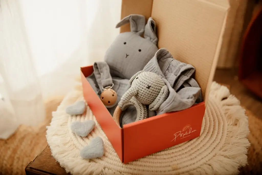 Box de naissance "P'tit Pitchoun" - Grande Edition Bleue