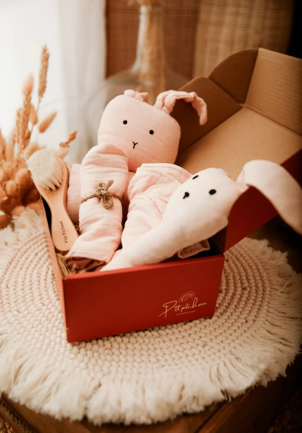 Box de naissance "P'tit Pitchoun" - Grande Edition Rose